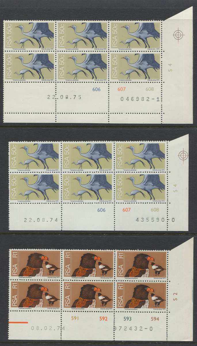 RSA - 30 Control Blocks Of 6 - 1974 - MNH