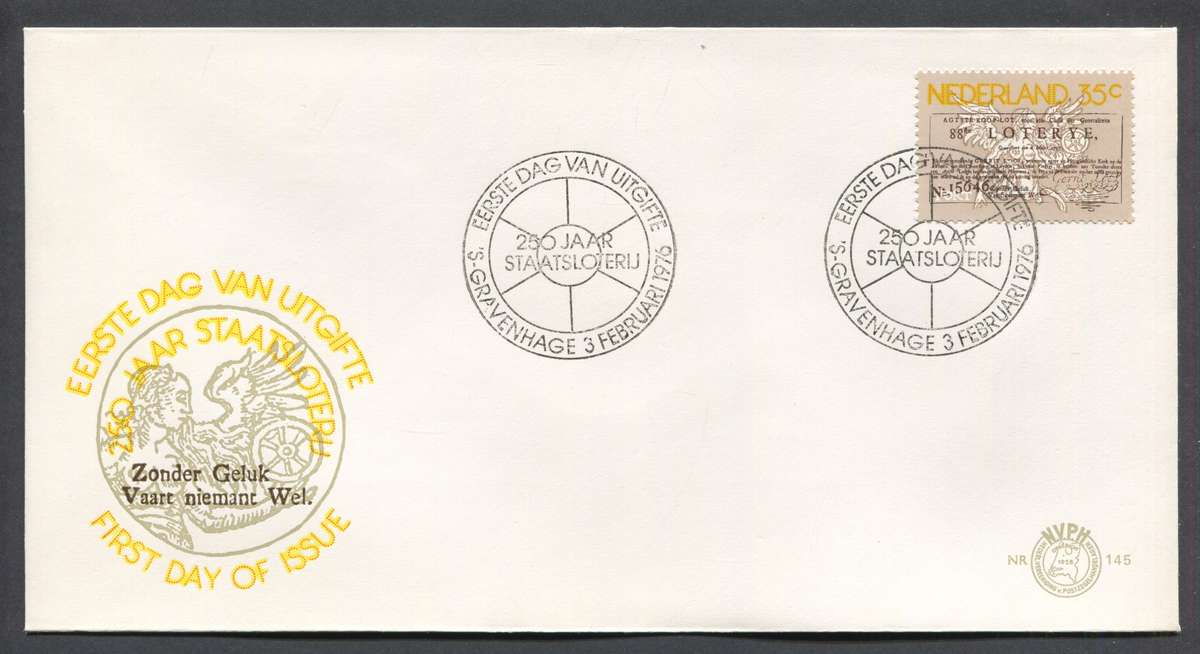 Netherlands - FDC - No 145 - 1976 - Unaddressed