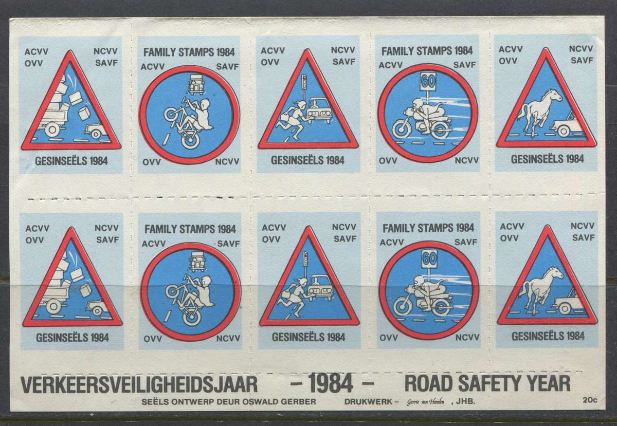RSA - Family Stamps - 1984 - MNH