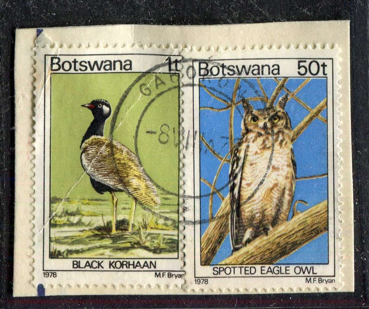 Botswana - Used On Piece