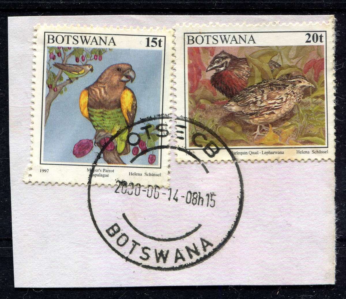 Botswana - Used On Piece