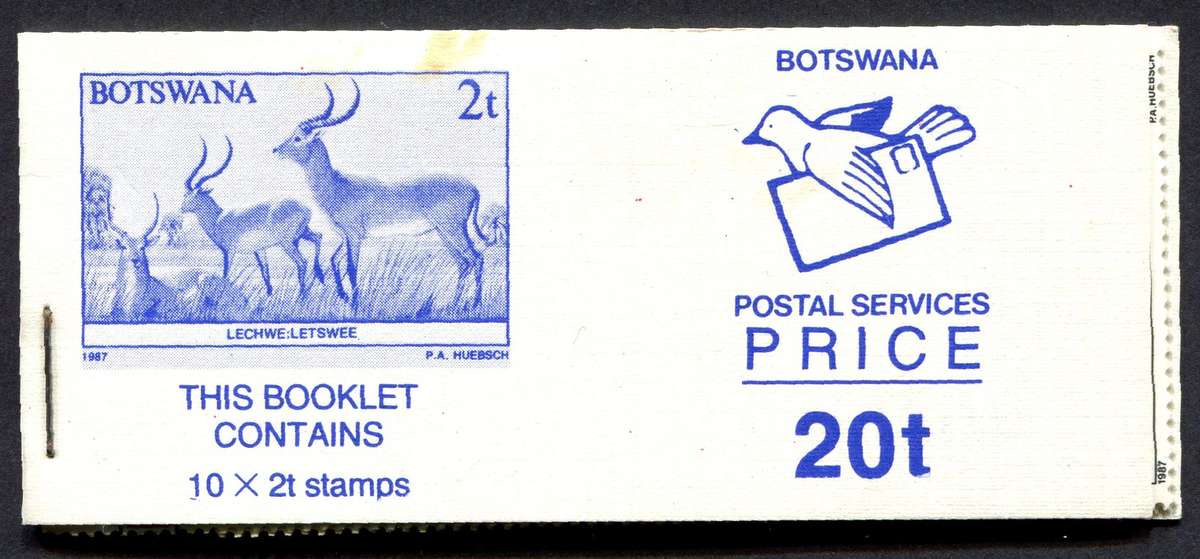 Botswana - Complete Booklet of 10 - 1989 - MNH