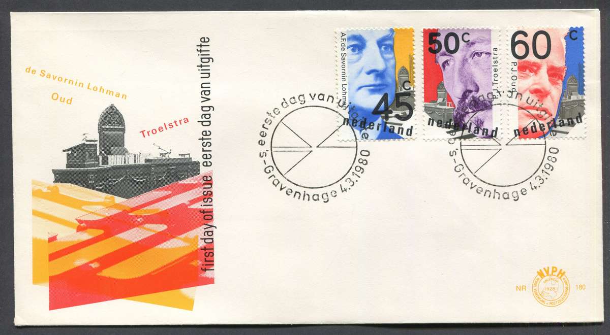 Netherlands - FDC - No 180 - 1980 - Unaddressed