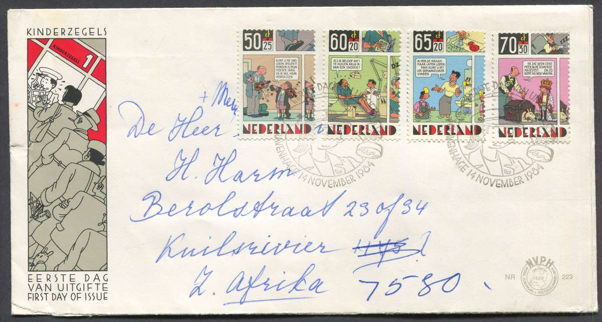 Netherlands - FDC - No 223 - 1984