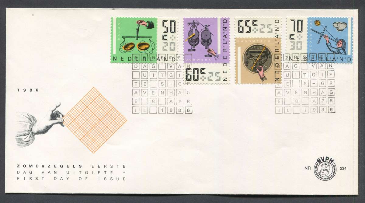 Netherlands - FDC - No 234 - 1986 - Unaddressed