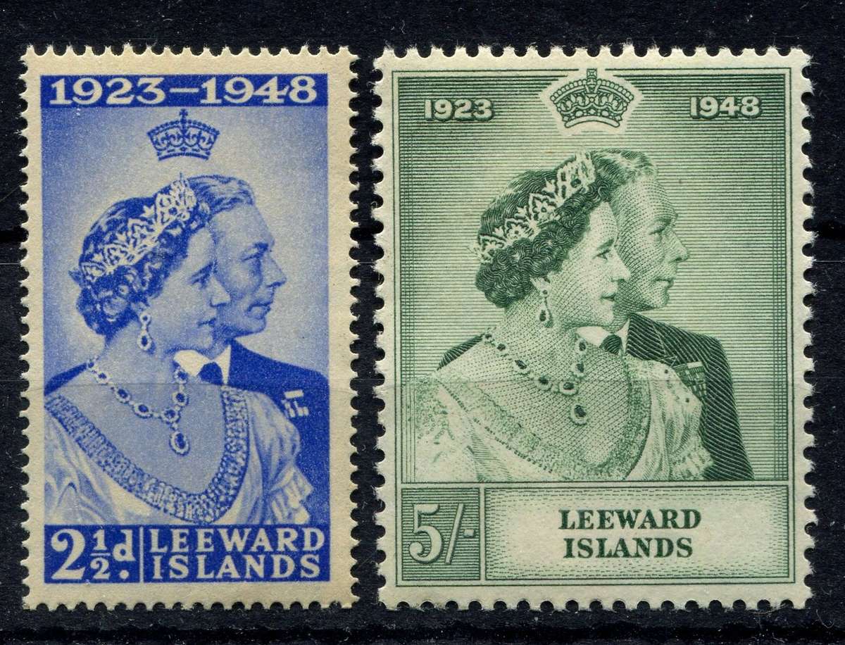 Leeward Islands - Royal Silver Wedding - 1949 - MNH