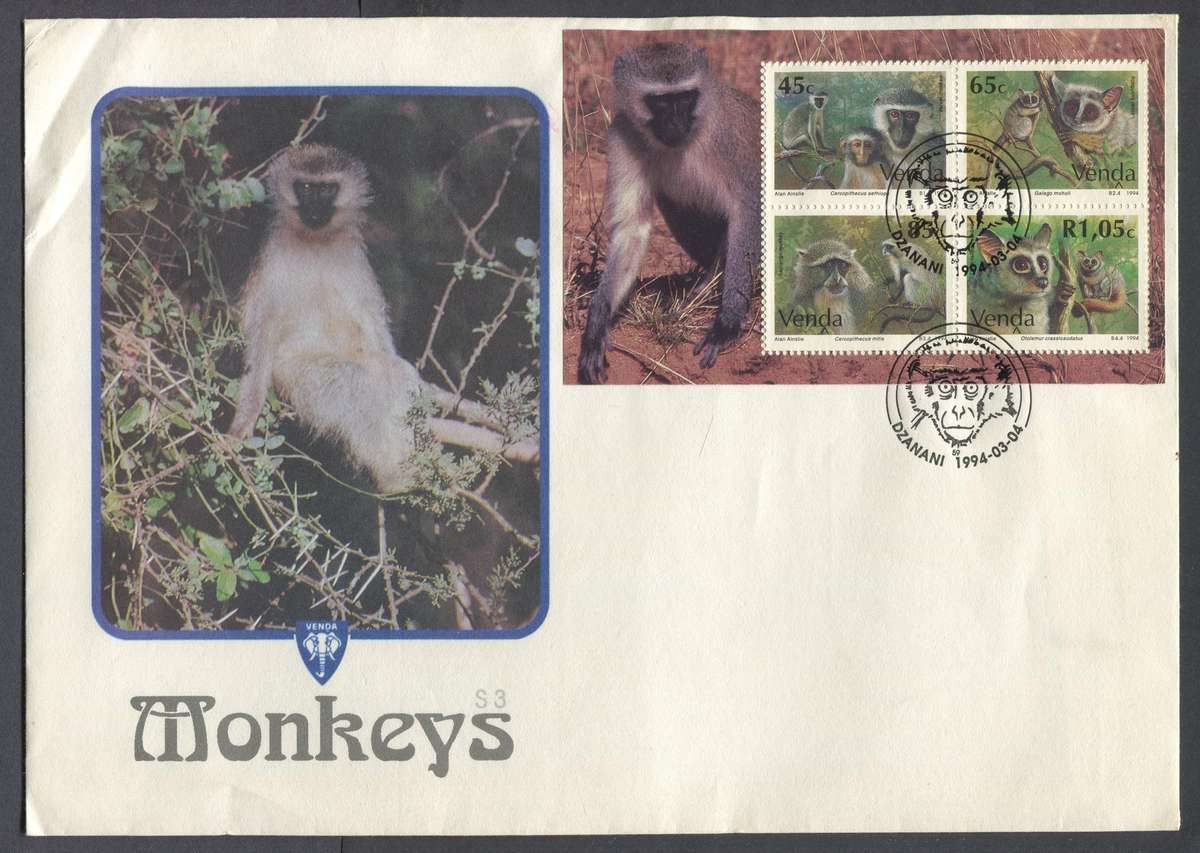 Venda - Miniature Sheet FDC - No S3