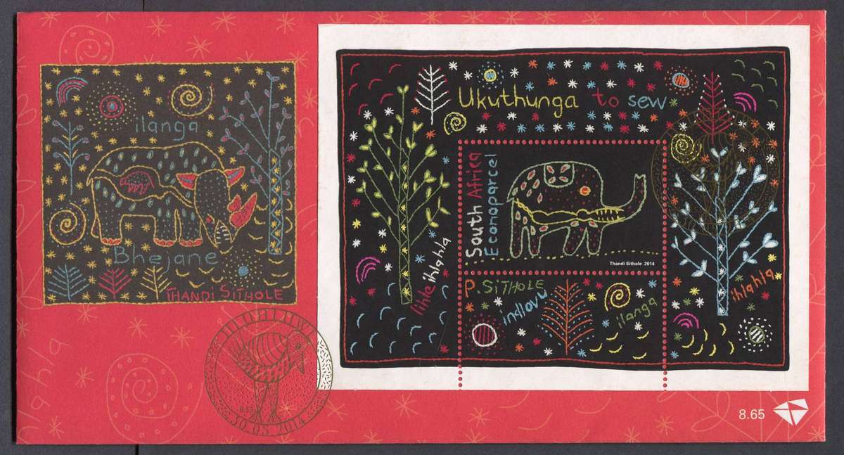 RSA - Miniature Sheet FDC - No 8.65 - 2014