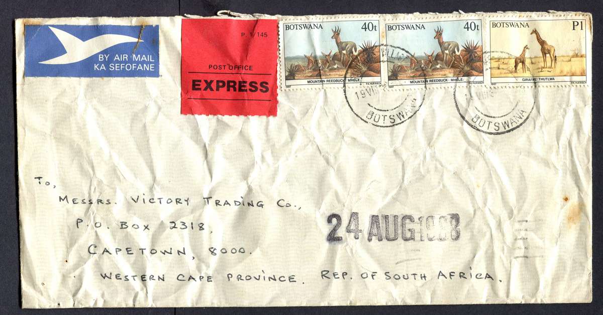 Botswana - "Maxi" Size Express Cover