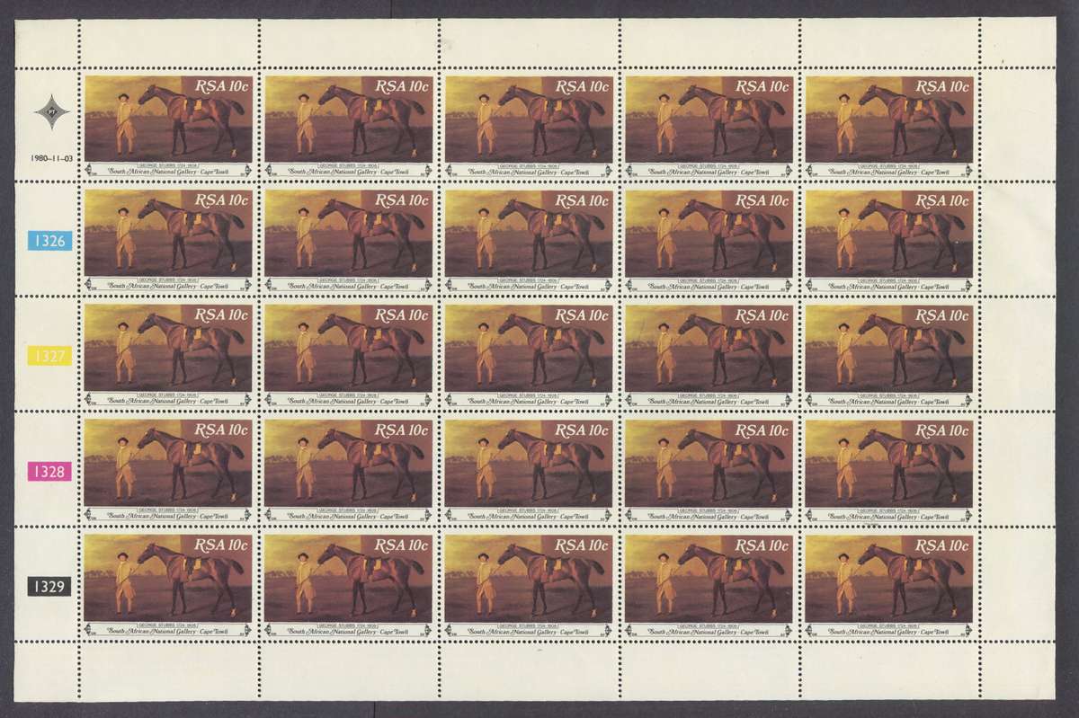 RSA - Set of 4 Full Sheets Of 25 - 1980 - MNH