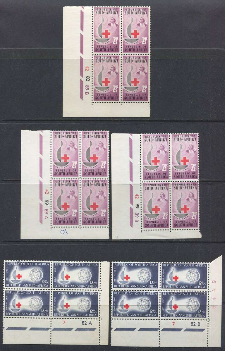 RSA - 5 Control Blocks of 4 - 1963 - MM