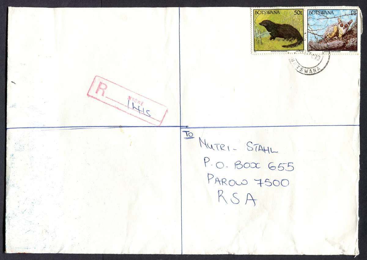 Botswana - B5 Size Registered Cover