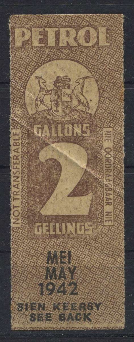 Union of SA - Petrol Coupon