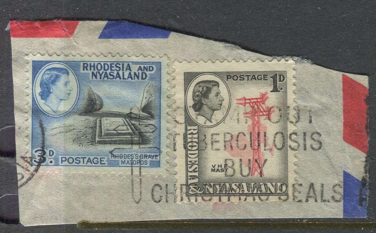Rhodesia and Nyasaland - Used On Piece