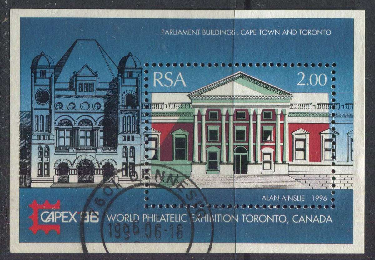 RSA - Miniature Sheet - 1996 - Used
