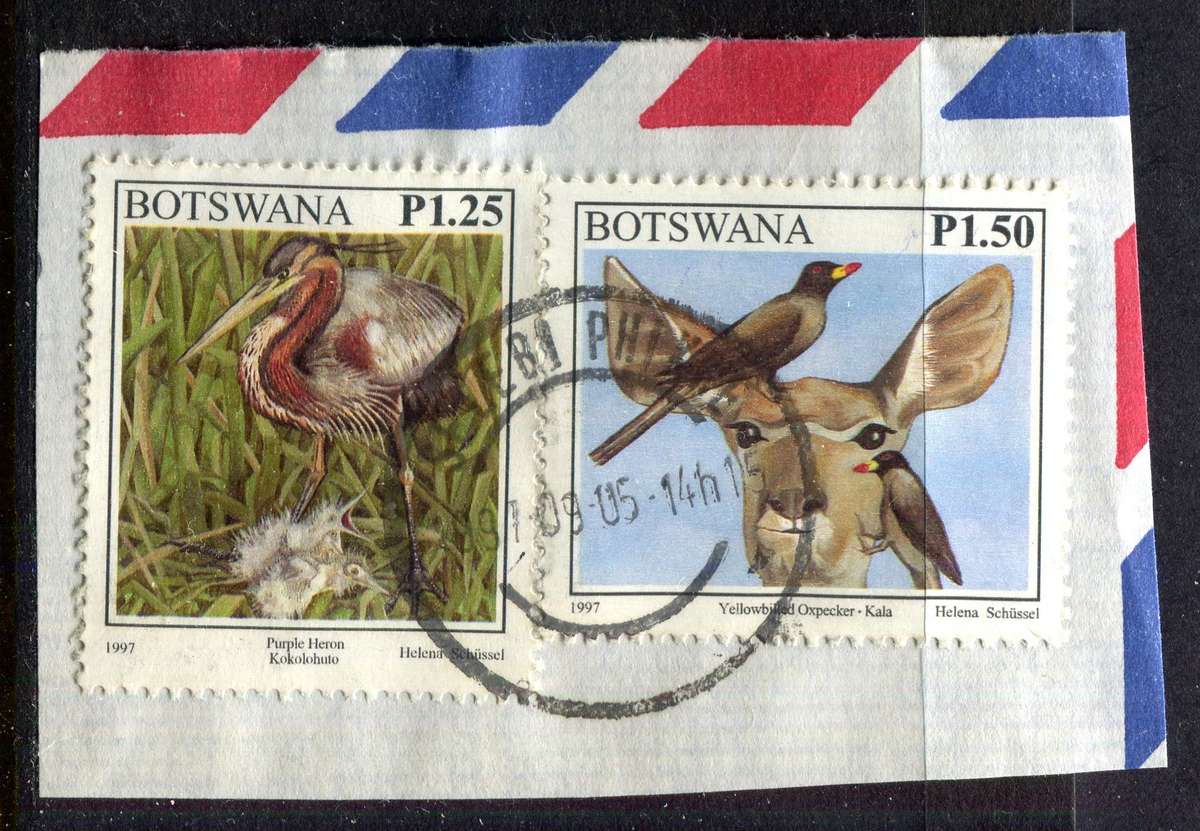 Botswana - Used On Piece