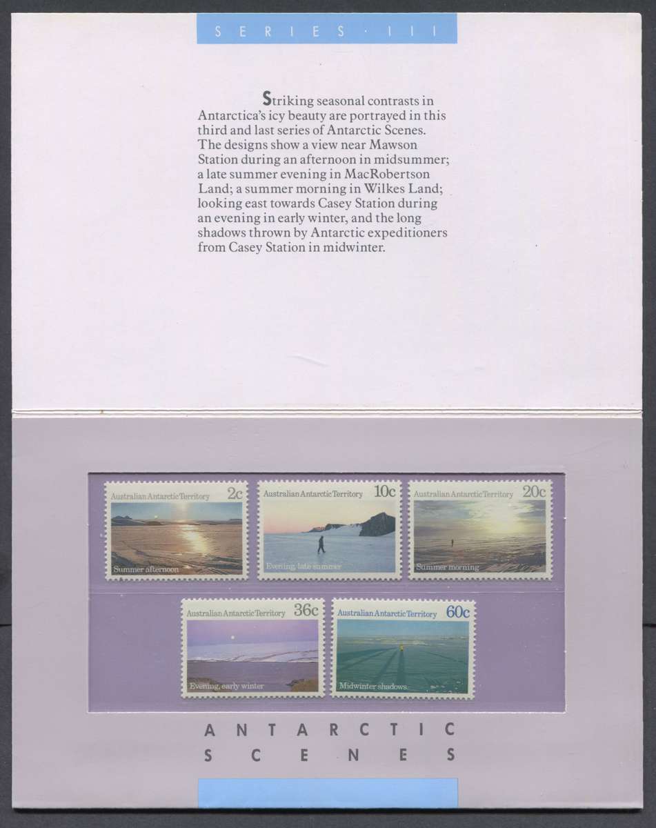 Australian Antarctic Territory - Presentation Pack - 1987 - MNH