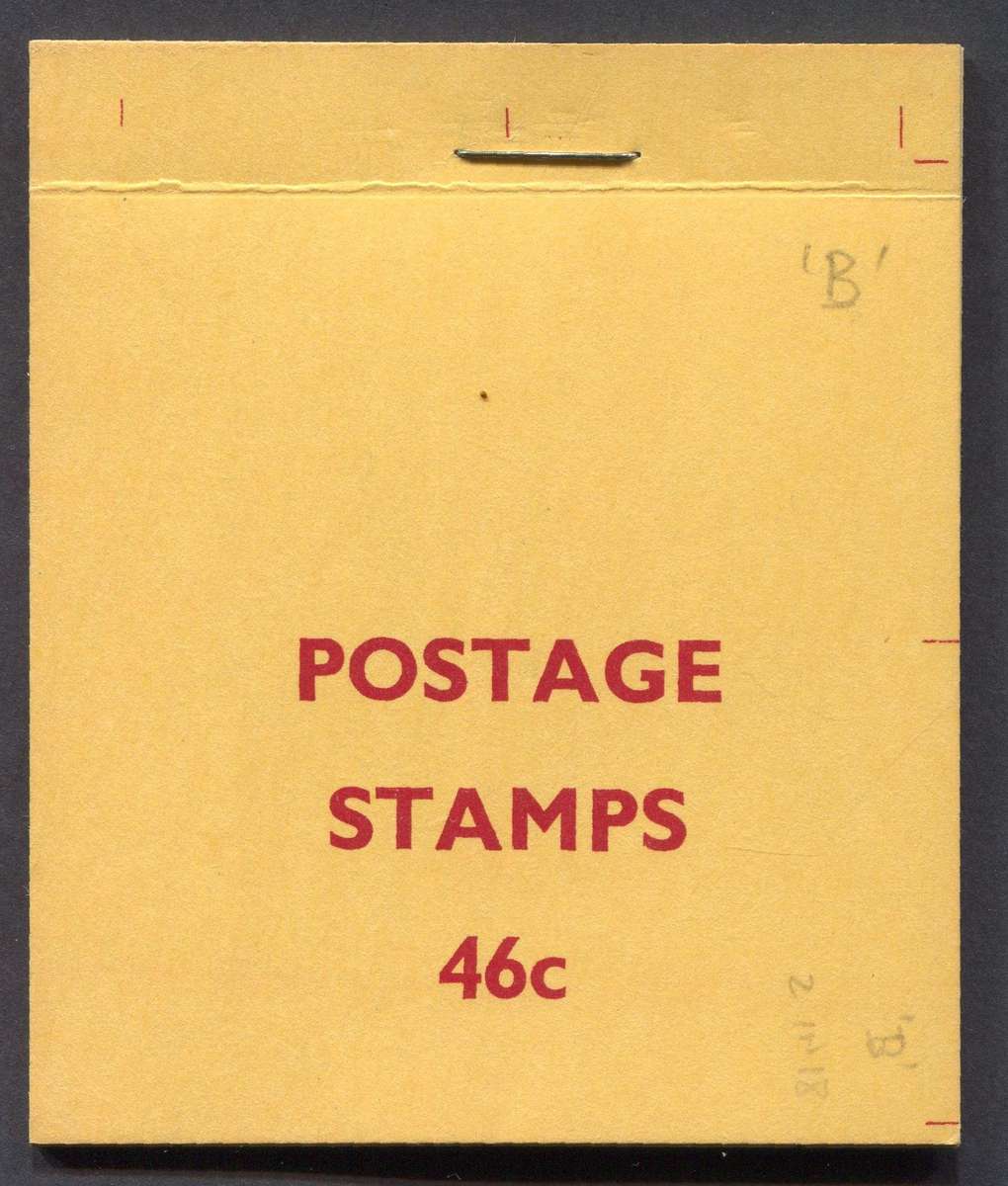 Rhodesia - Booklet - 1970 - Top Margin Imperforated - Position "B"