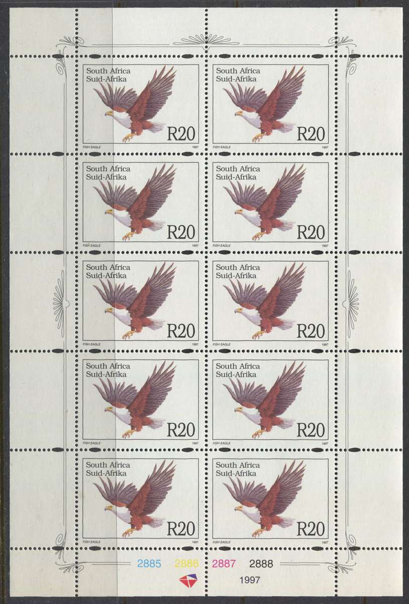 RSA - Full Sheet of 10 - 1997  - MNH