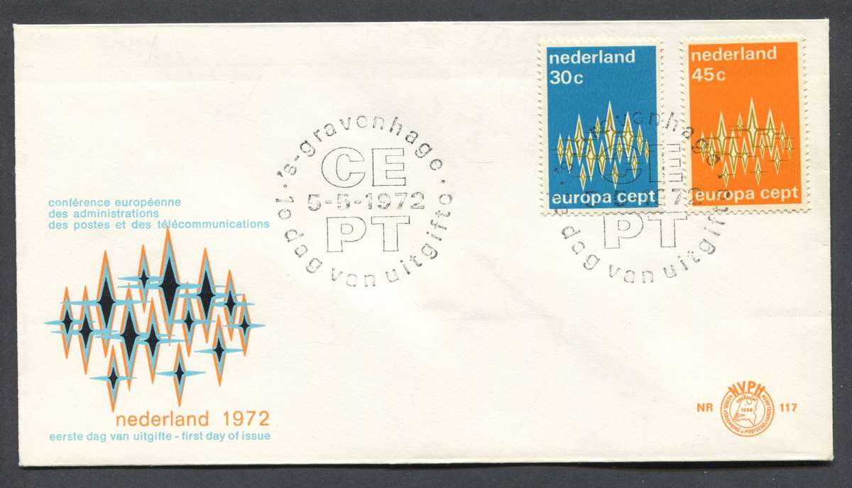 Netherlands - FDC - No 117 - 1972 - Unaddressed