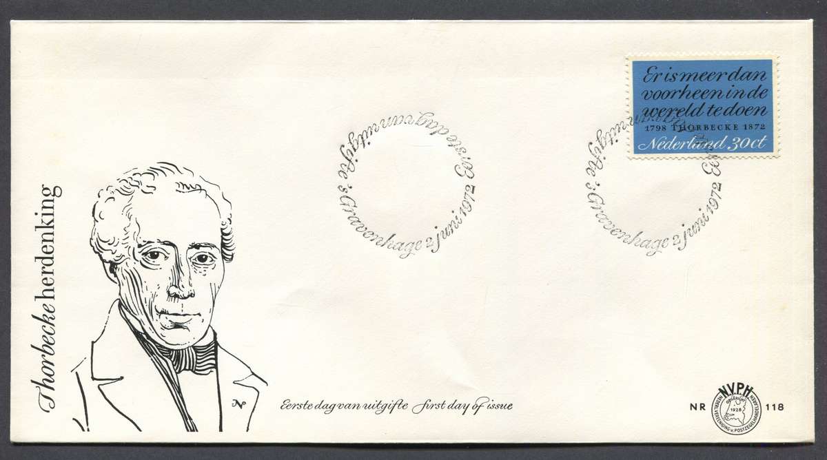Netherlands - FDC - No 118 - 1972 - Unaddressed