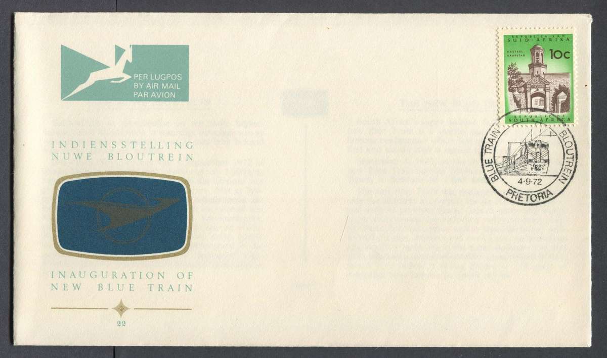 RSA - FDC No 22 - 1972