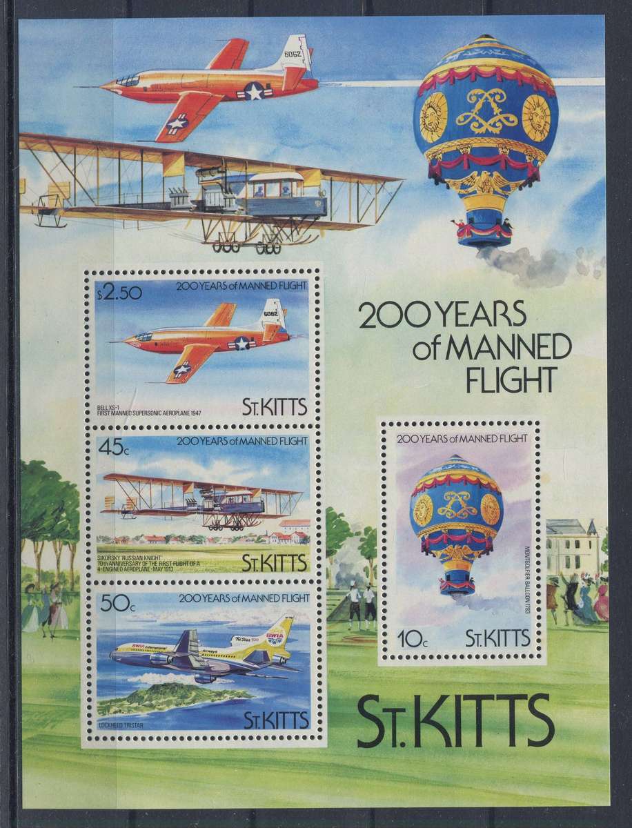 St. Kitts - Miniature Sheet - 1983 - MNH