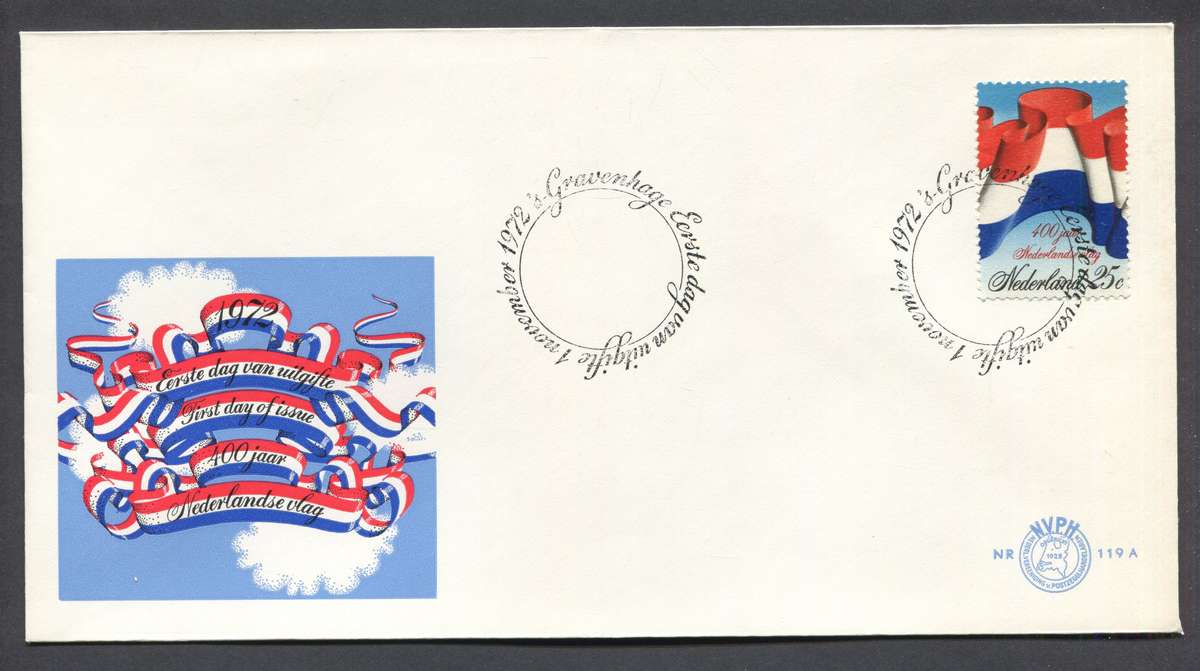 Netherlands - FDC - No 119A - 1972 - Unaddressed