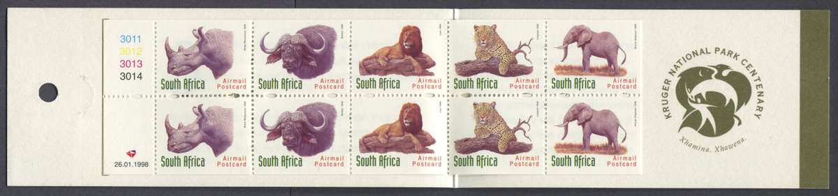 RSA - Booklet - 1998 - MNH