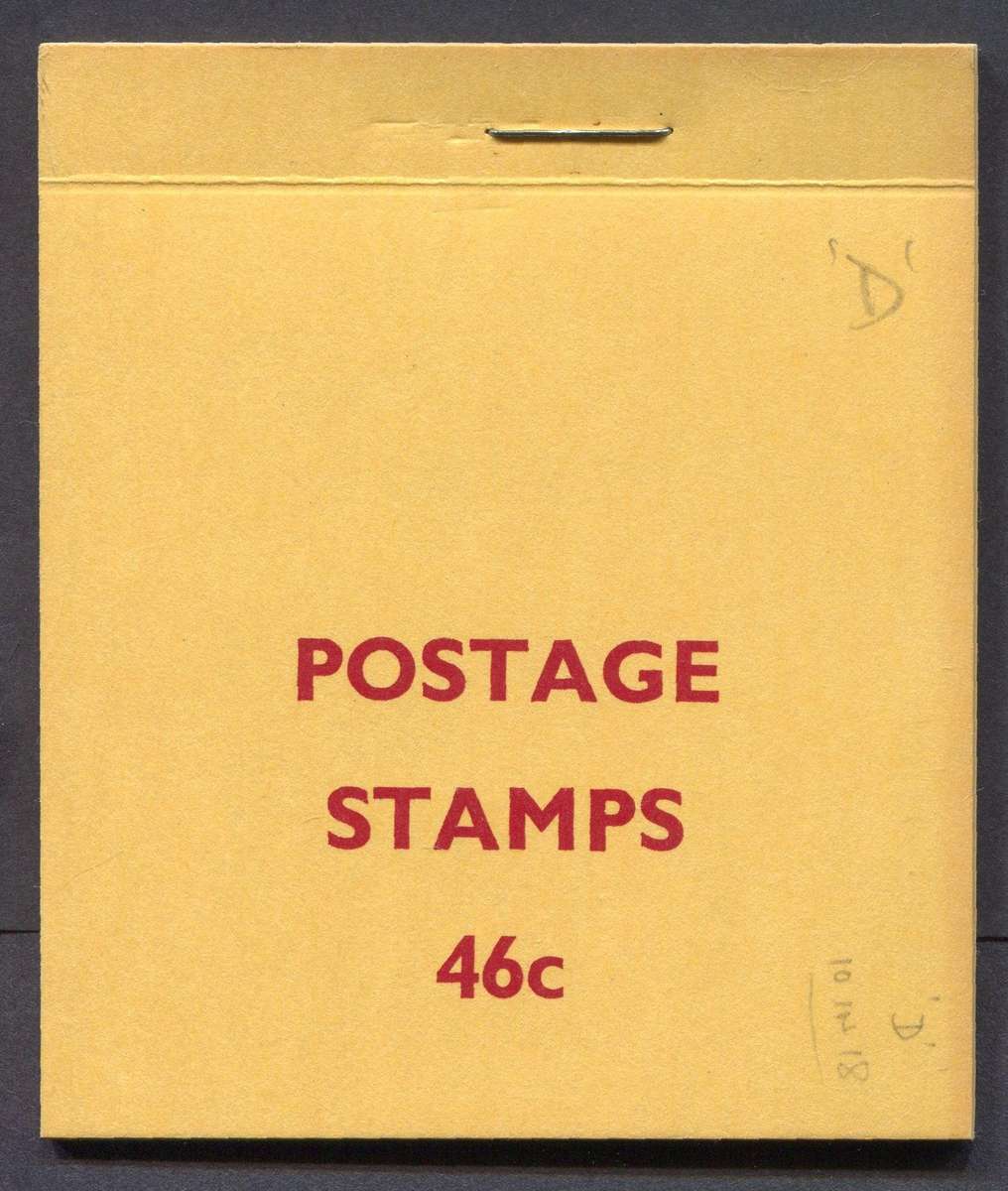 Rhodesia - Booklet - 1970 - Margins Fully Perforated - Position "D"