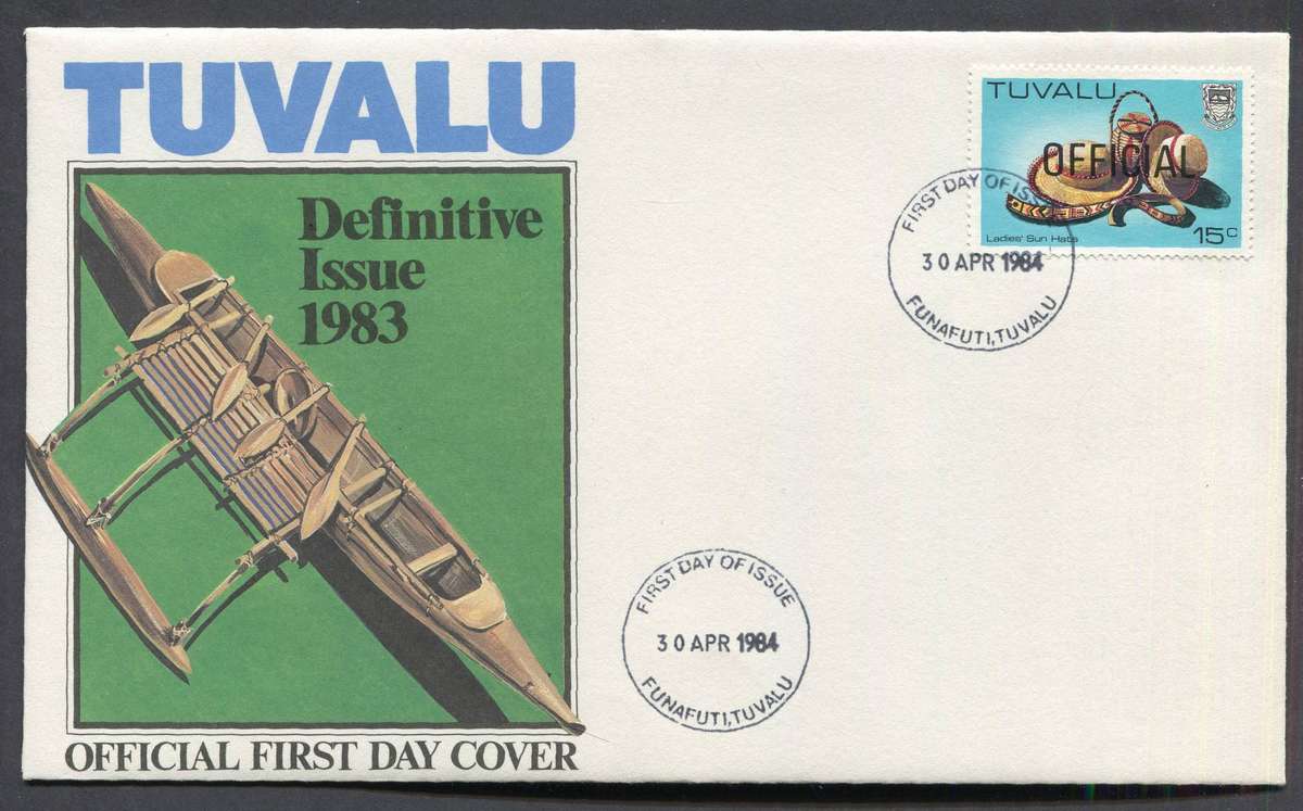 Tuvalu - 5 FDCs - 1983