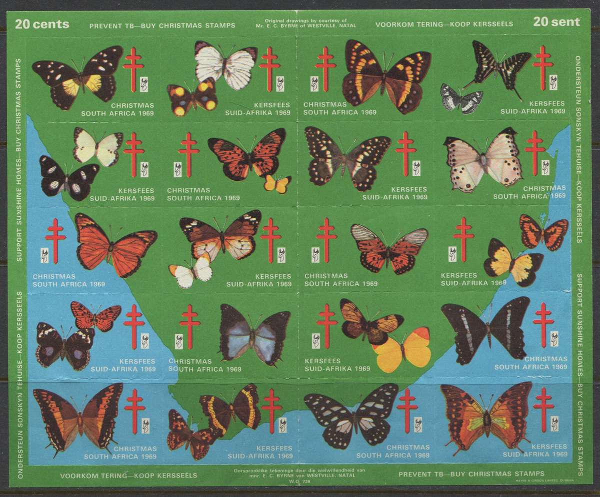 RSA - Christmas Stamps - 1969 - MNH