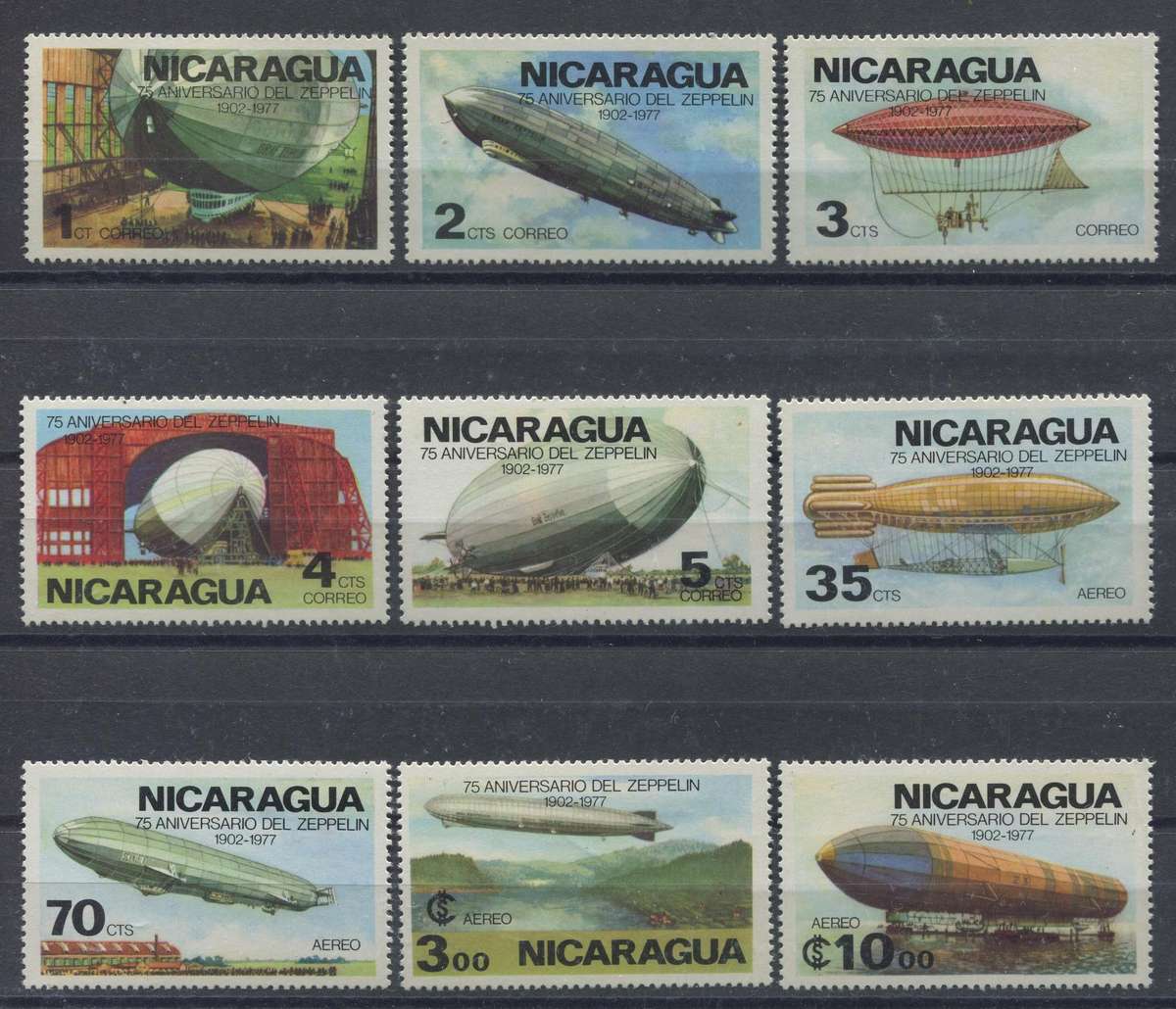 Nicaragua - Aircraft - 1977 - MNH