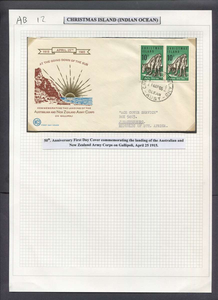 Christmas Island - 1 Cover in Photo Corners