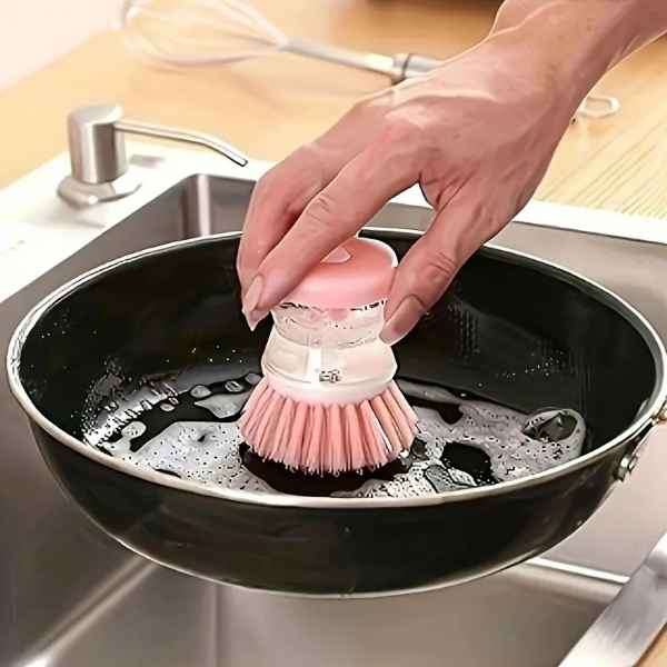 Fantastic Soap Dispensing Scrubbing & Cleaning Pan Brush