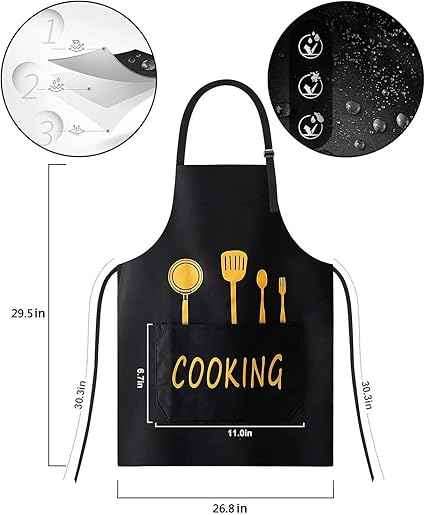 Fantastic & Fun Unisex Waterproof & Stain Proof Polyester High Quality Apron