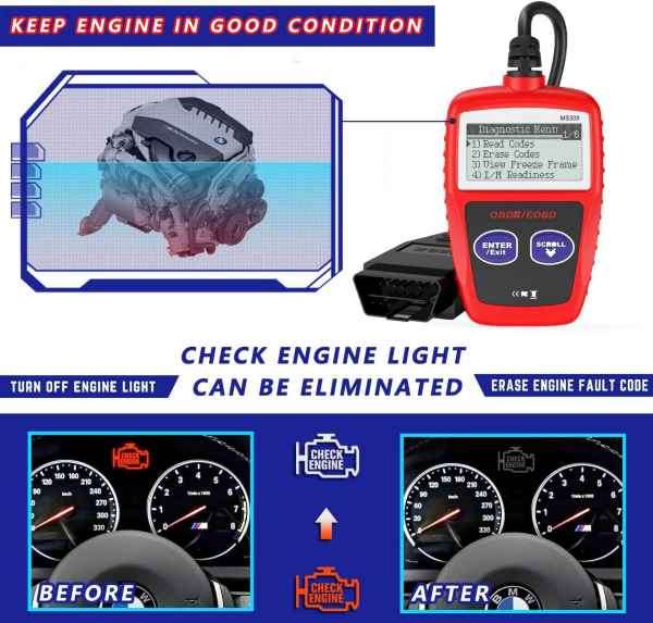 MS309 Multifunction OBD II / EOBD Auto Diagnostic Scanner Tool