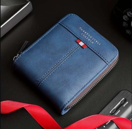 Mens Eyecatching Sleek Classic Look  Leather Bifold Supreme Quality Multislot Wallet