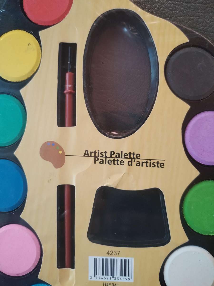 Vibrant Watercolor Artistic Paint Palette Set - Contains 12 Different Vibrant Colors