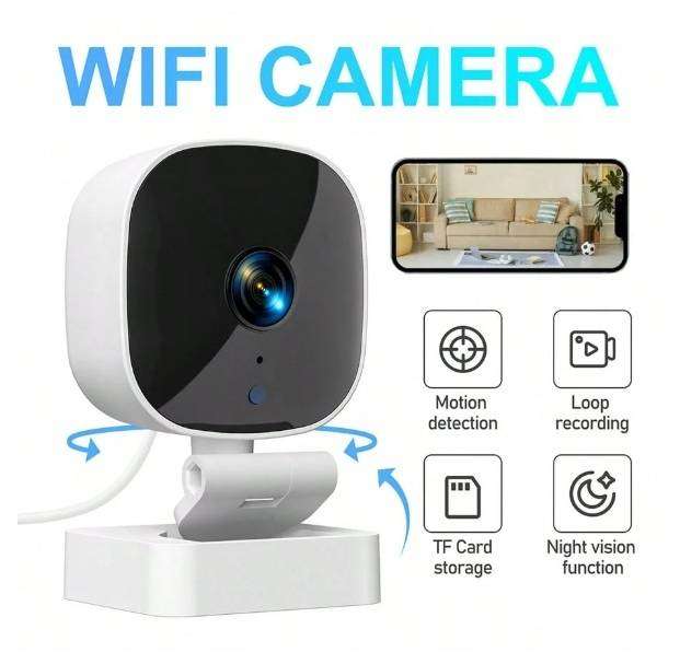 INCREDIBLE CRYSTAL CLEAR INDOOR / OUTDOOR 2K NIGHT VISION 2 WAY COMMS SURVEILLANCE CAMERA