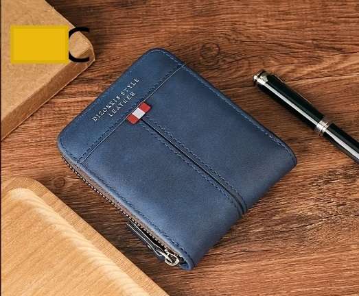 Mens Eyecatching Sleek Classic Look  Leather Bifold Supreme Quality Multislot Wallet