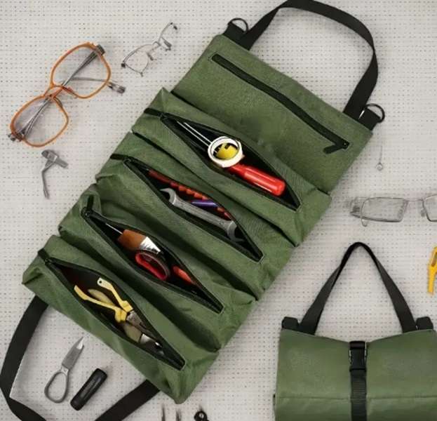 Heavy Duty Water Resistant Rollup Tool Bag