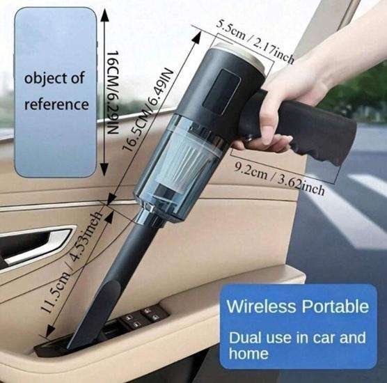 Powerful Cordless Rechargable 3-IN-1 Handheld Vacuum Cleaner & Blower