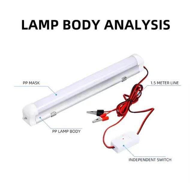 BRILLIO Powerful , Super Bright & Convenient 12V Multipurpose Tube Lamp