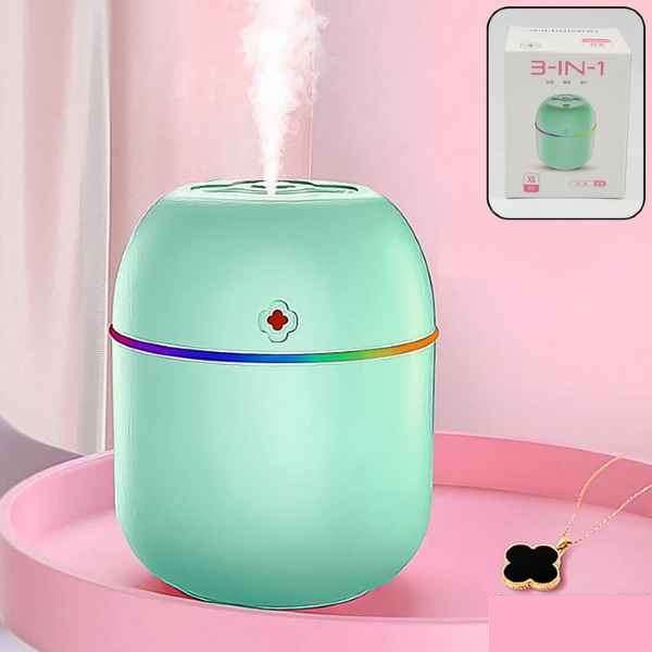 Brilliant Portable USB Aroma Diffuser Humidifier & Air Purifier