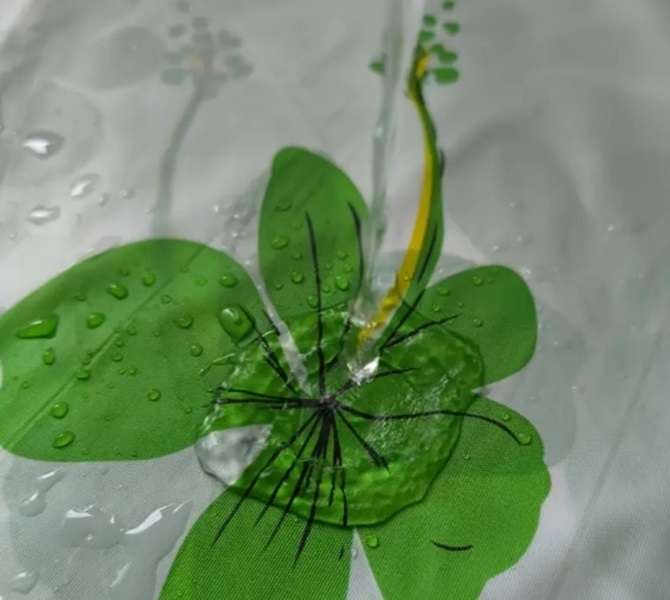 High Quality Fun , Fresh , Zesty & Natural Design Shower Curtain