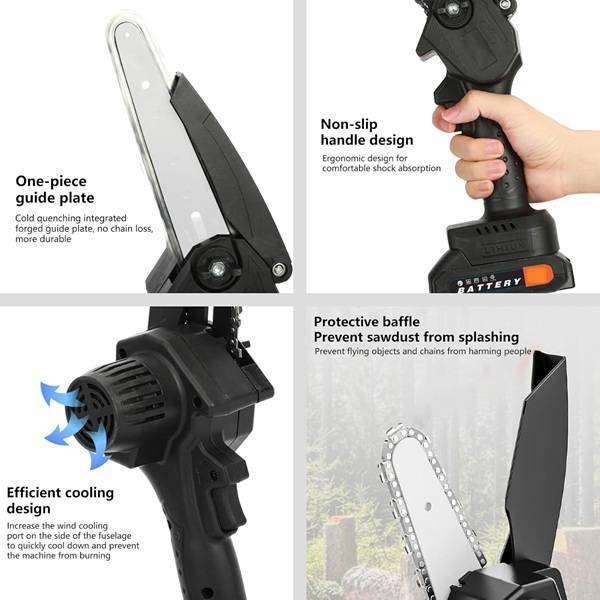 Power Packed 36V Rechargeable Handheld Electric Chainsaw