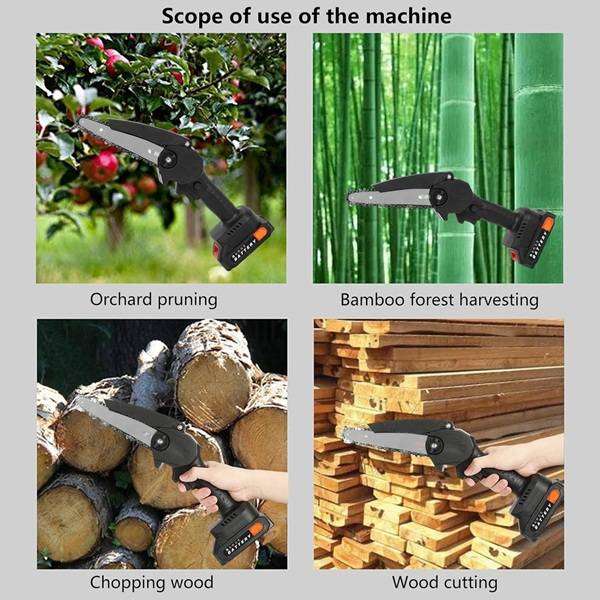 Power Packed 36V Rechargeable Handheld Electric Chainsaw