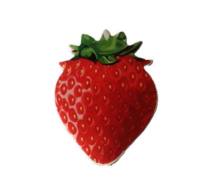 HEAVY DUTY 4PC SUPER CUTE & VERSATILE STRAWBERRY SHAPED MULTIPURPOSE WALL HOOKS