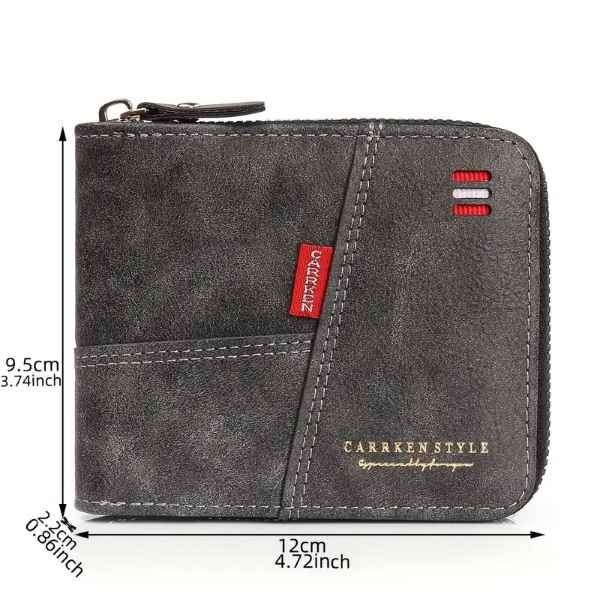 Mens Leather Bifold Wallet